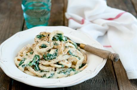 Receta: Fettuccine Alfredo, sin gluten, sin lácteos