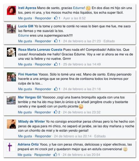 Testimonios jarabe de pera Eva Muerde La Manzana