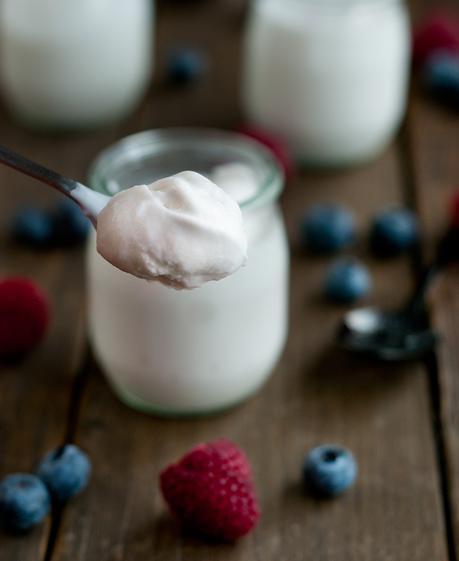 Yogur de coco, sin lácteos Yogur de coco, sin lácteos