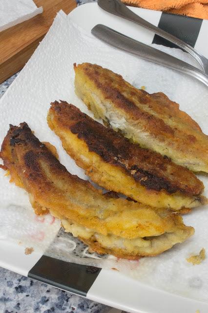 Bacalaitos rebozaos sin gluten ni huevo