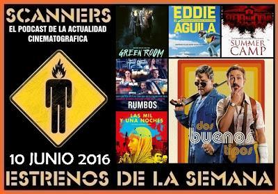 Estrenos de la Semana 10 de Junio de 2016 por el Podcast Scanners