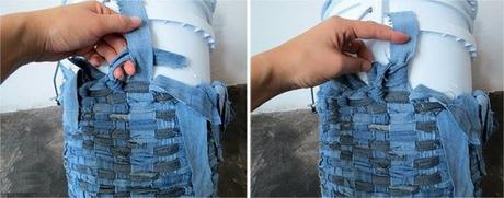Recicla tu jeans - DIY canasto de jeans