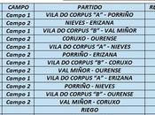 Torneo Vila Corpus Ponteareas 2016: Categorías horarios