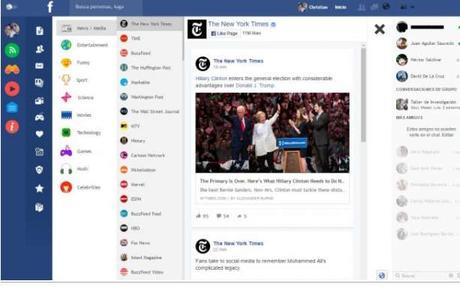 Flatbook una versión más limpia y moderna de Facebook Flatbook una versión más limpia y moderna de Facebook