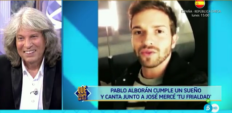 [VÍDEO] Pablo Alborán confiesa que es un sueño cumplido cantar con José Mercé