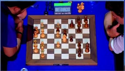 Magnus Carlsen en el París Grand Chess Tour (Desde la sexta hasta la novena ronda de la 1ª vuelta del Torneo de blitz a 5’ + 2”)