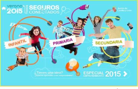 Todos seguros y conectados, actividades Verano 2015 de JCyL