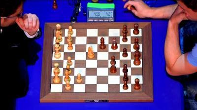 Magnus Carlsen en el París Grand Chess Tour (2ª vuelta completa del Torneo de blitz a 5’ + 2”)