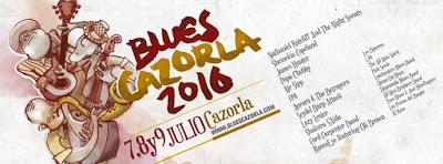 Cartel completo y por días del Blues Cazorla Festival 2016
