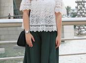 hombros aire pantalones fluidos