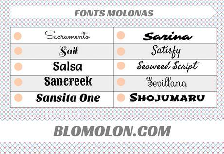 fonts molonas 14