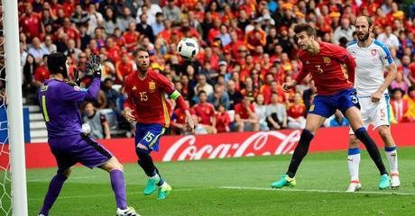 España venció 1-0 a República Checa en la Eurocopa Francia 2016