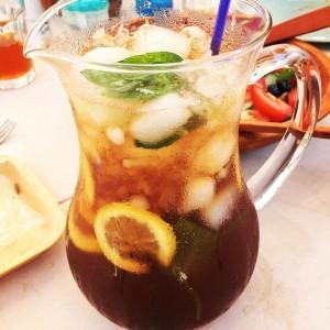 Ice Tea con limón y menta Ice Tea con limón y menta