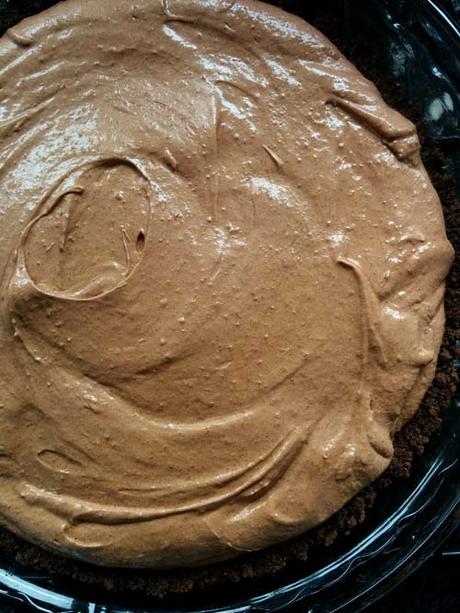 chocolate silk pie | la torta express por excelencia
