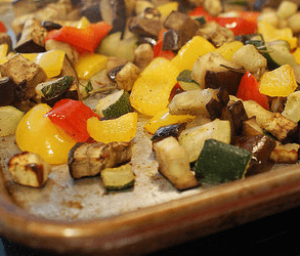 Receta de Filetes de pescado con pisto pisto