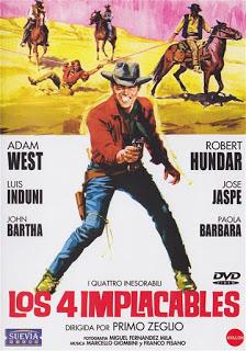 CUATRO IMPLACABLES, LOS (I quattro inesorabili) (España, Italia; 1965) Spaguetti Western