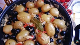 Espaguetis a la griega