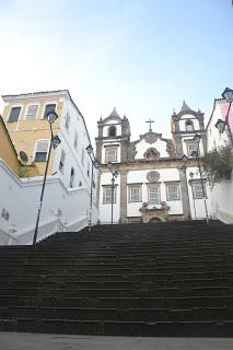 Salvador. Pelourinho de Noche y día.