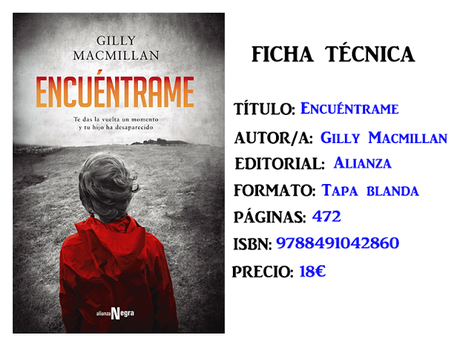 Reseña: Encuéntrame, de Gilly Macmillan