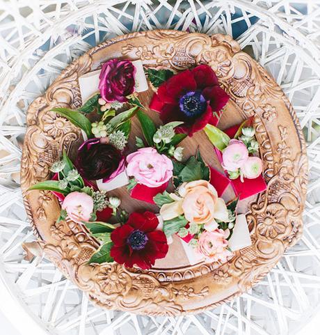 brazaletes de flores