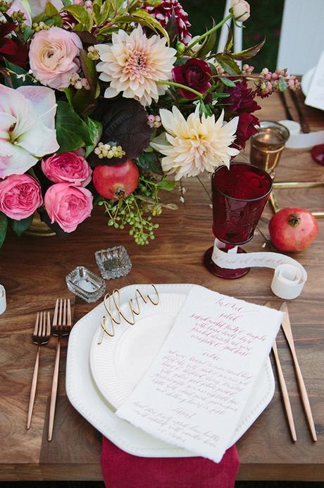 centros de flores con frutas