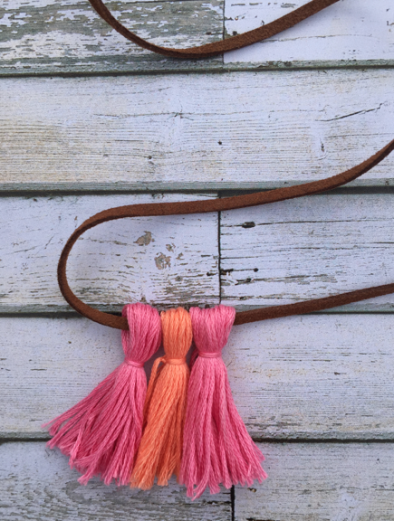 DIY : COLLAR CON BORLAS