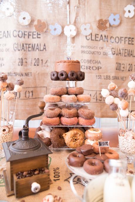 Donuts y Café. Candybar.