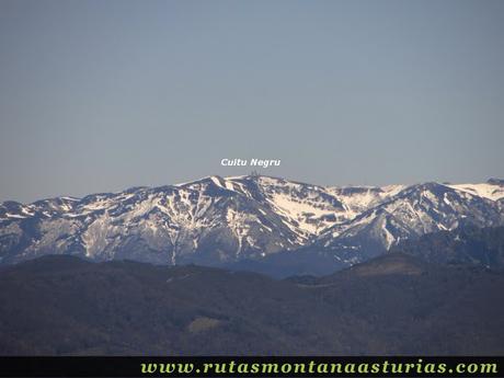 Cuitu Negru desde la Peña del Alba