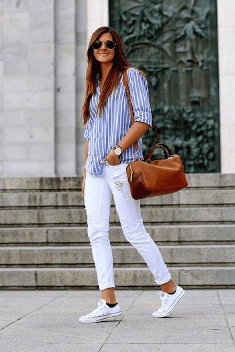Looks con pantalones blancos