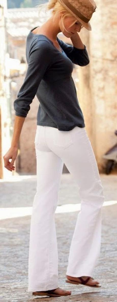 Looks con pantalones blancos