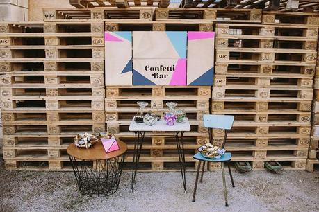 ¿Cómo son las novias millennial? confeti bar