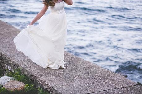 ¿Cómo son las novias millennial? sandra vestido