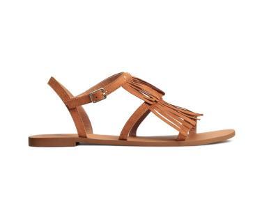 Sandalias con flecos de H&M (19,99 €)