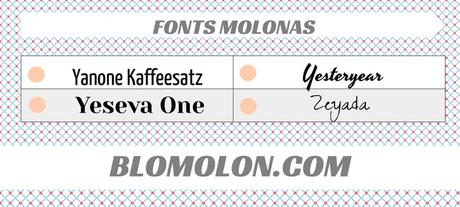 fonts molonas 19