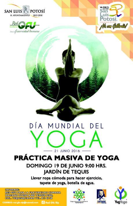 cartel dia mundial yoga baja