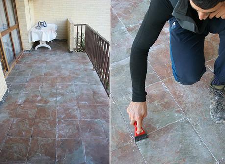 Antes y después de nuestra terraza: Cómo embaldosar un suelo exterior