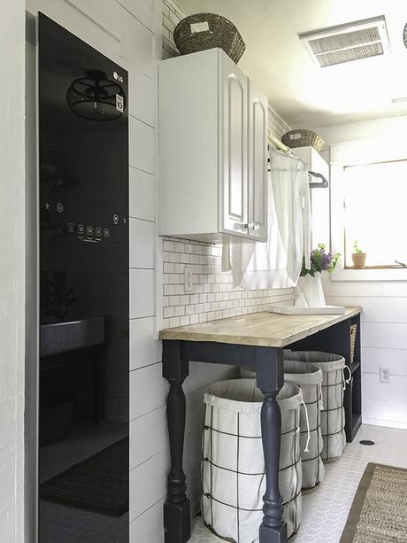 ANTES Y DESPUÉS DE UN LAVADERO DE ESTILO RUSTICO