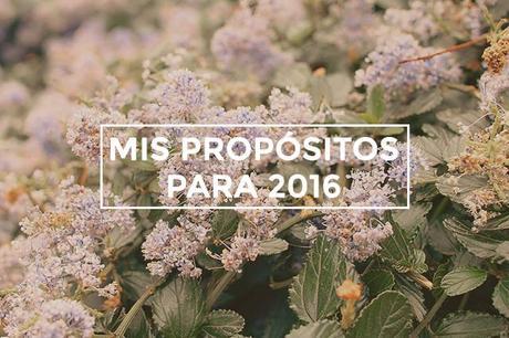 Repasando mis propósitos de 2016 Mi lista de propósitos para 2016