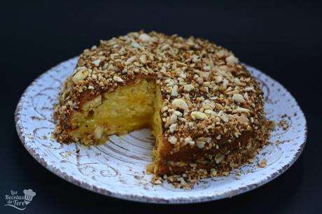 receta facil bizcocho relleno con crema a la naranja 01