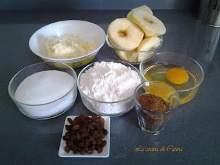 Pastel danés de manzana