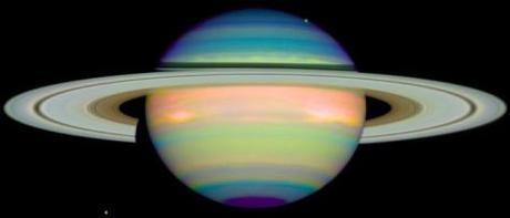 Saturno en infrarrojo huble saturn