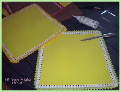 Scrapbooking... ganchillo... papel y aguja...