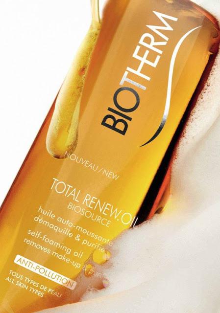 Menor Esfuerzo y Mayor Placer al Desmaquillar con Total Renew Oil de Biotherm