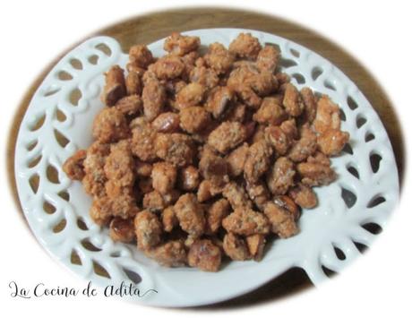 Almendras garrapiñadas