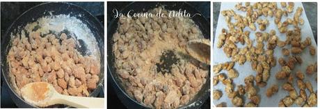 Almendras garrapiñadas