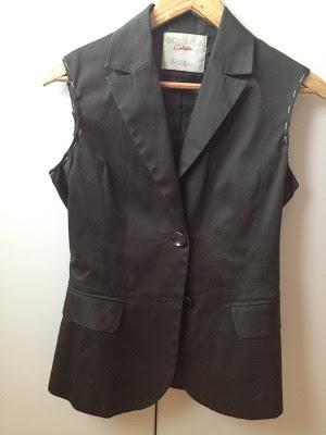 DIY RECICLAR: DE BLAZER A CHALECO DIY RECICLAR: DE BLAZER A CHALECO