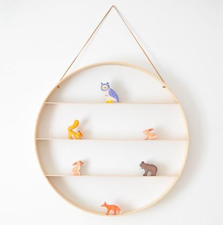 DIY: ESTANTERIA REDONDA