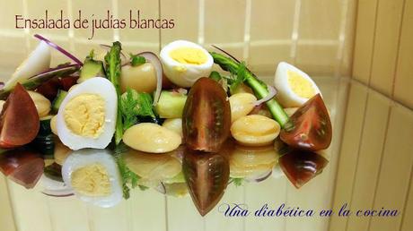 Ensalada de judías blancas