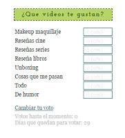 Encuesta: ¿Qué videos te gustan?