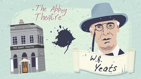 William Butler Yeats fundó el Teatro Abbey de Dublín
